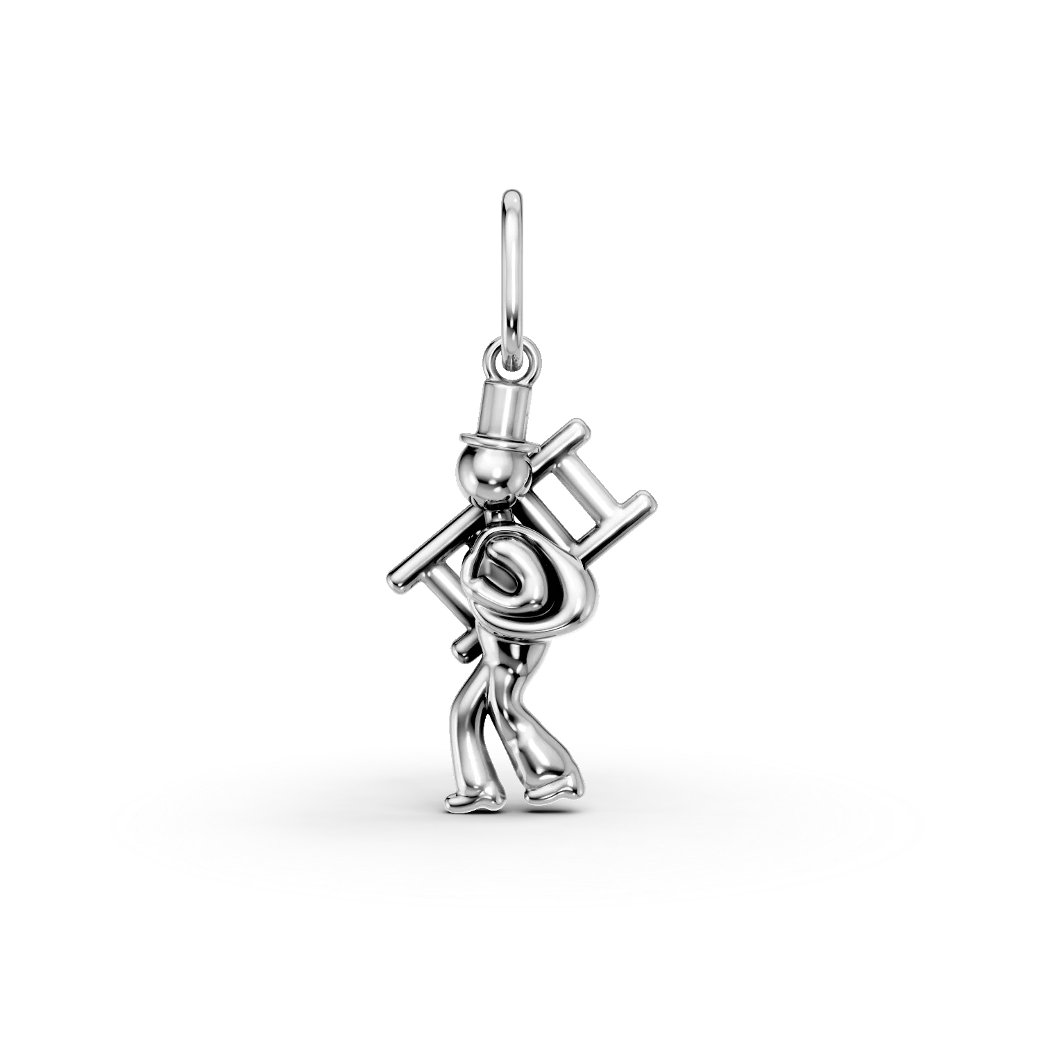 Pandantiv cosar din aur alb-171817