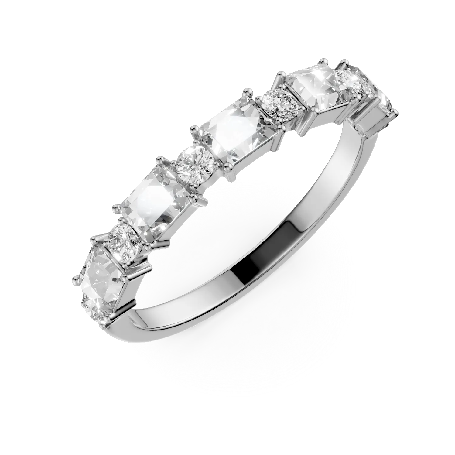 Fehérarany Enola gyűrű 0.7ct laborban termesztett gyémántokkal