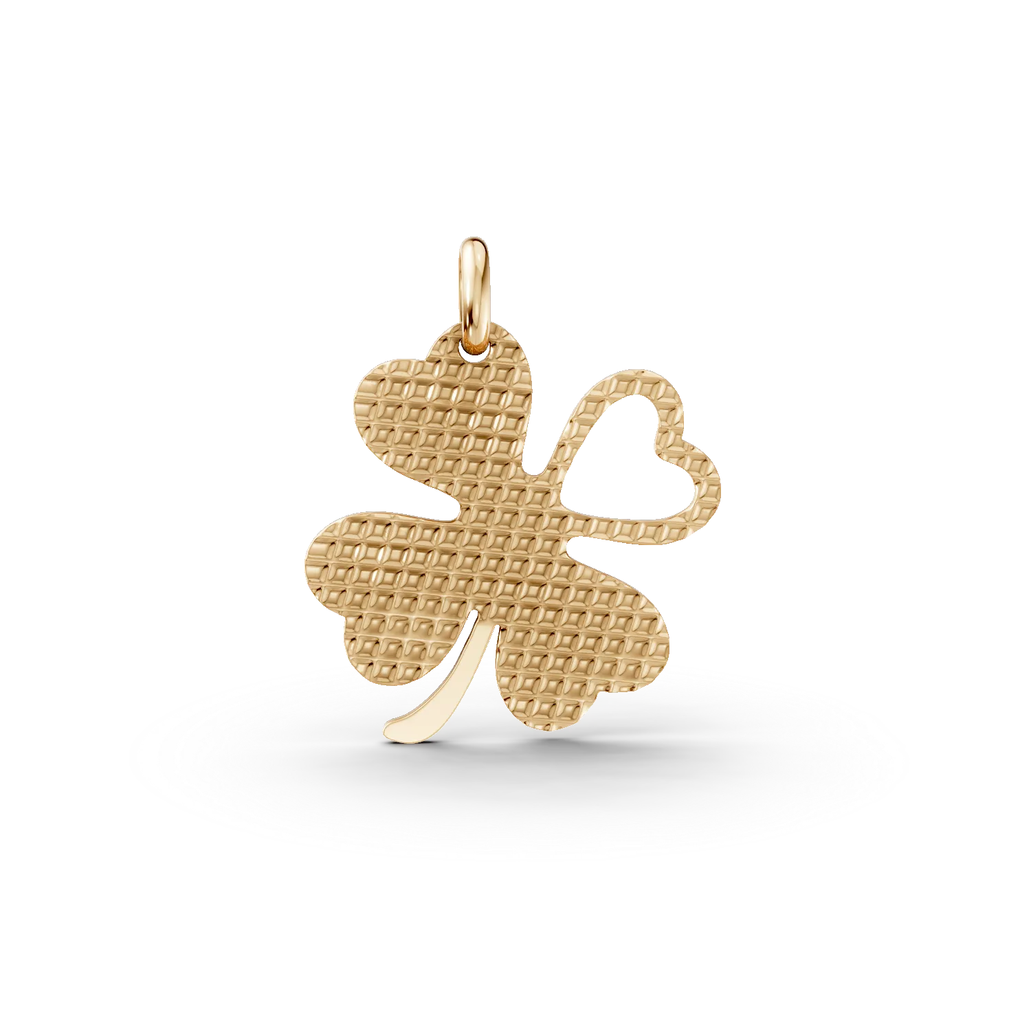 Sárga arany lóhere medál-172071