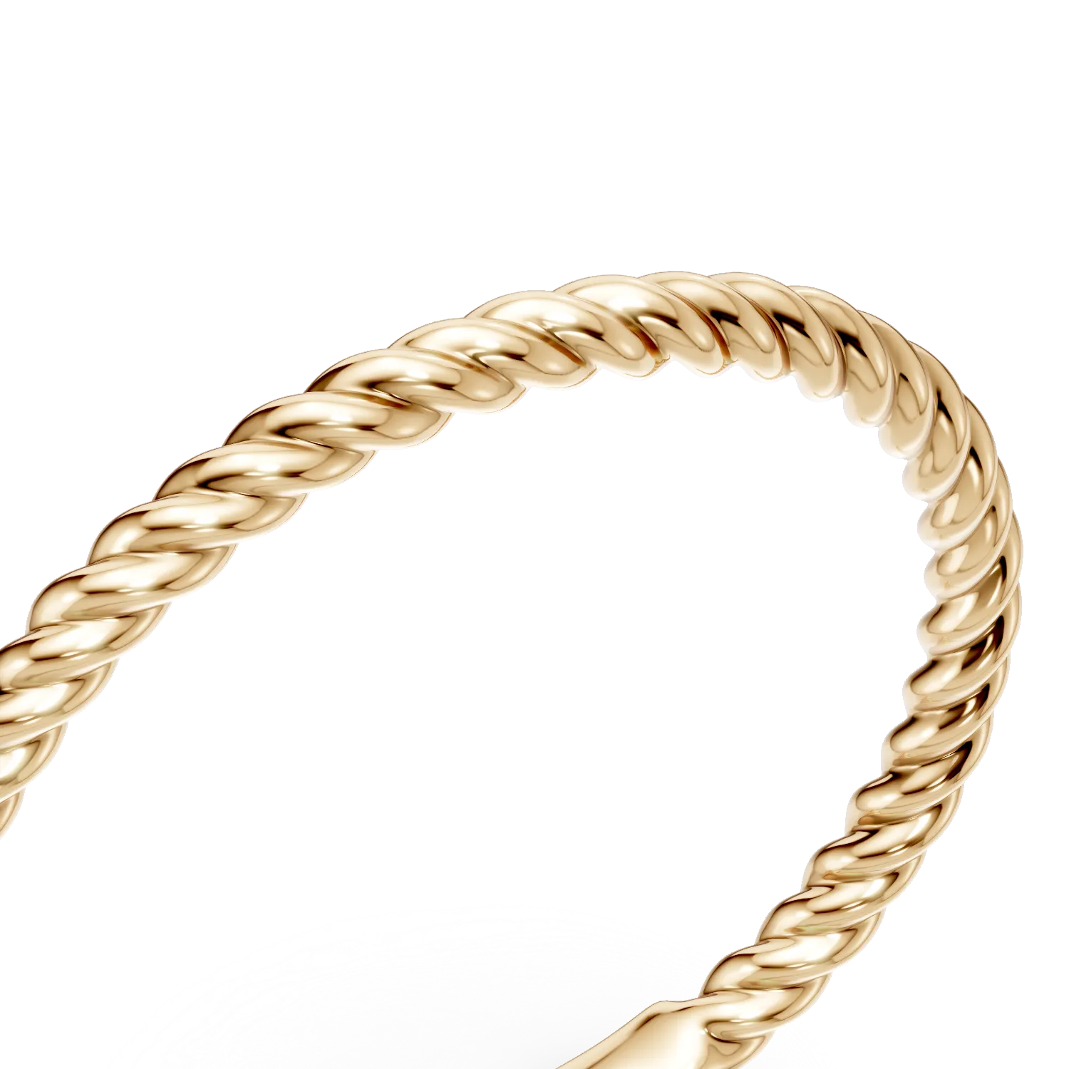 Inel minimalist din aur galben