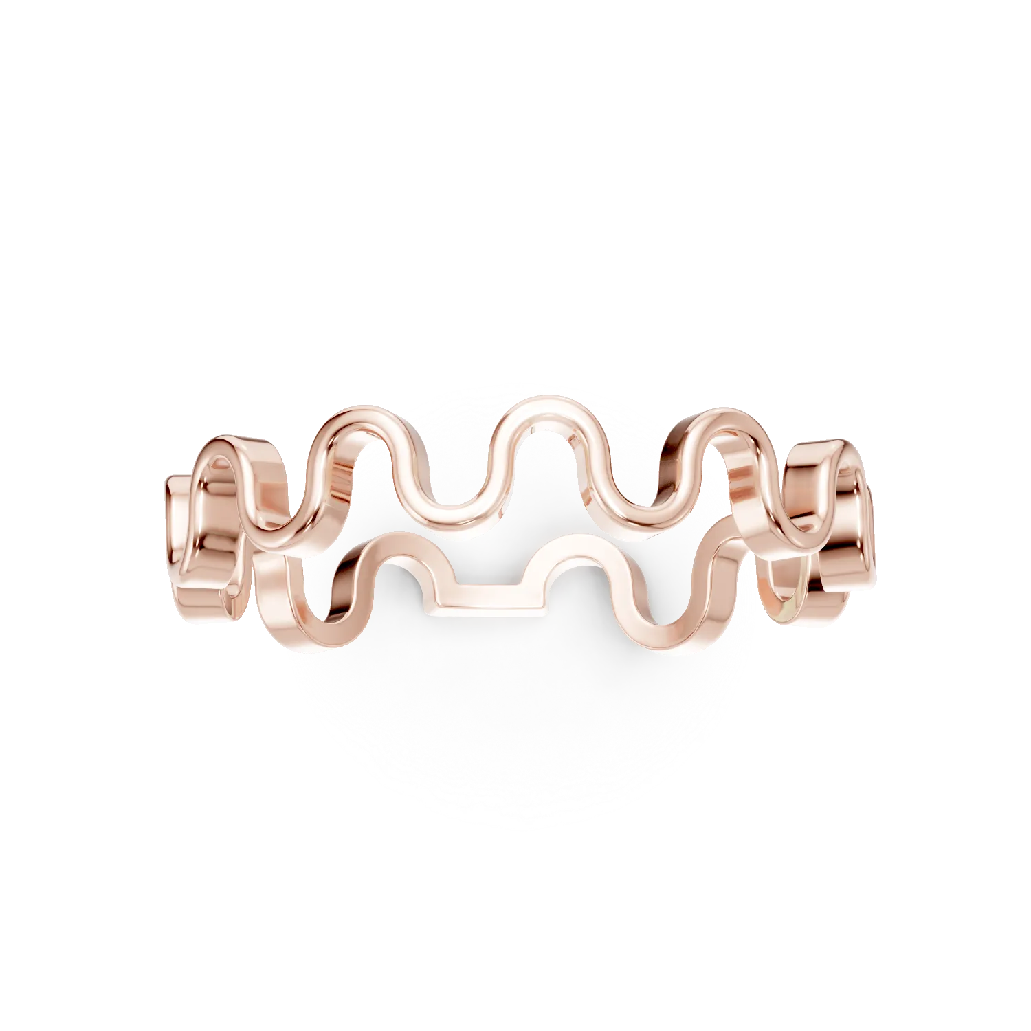 Rózsakany hullámos gyűrű