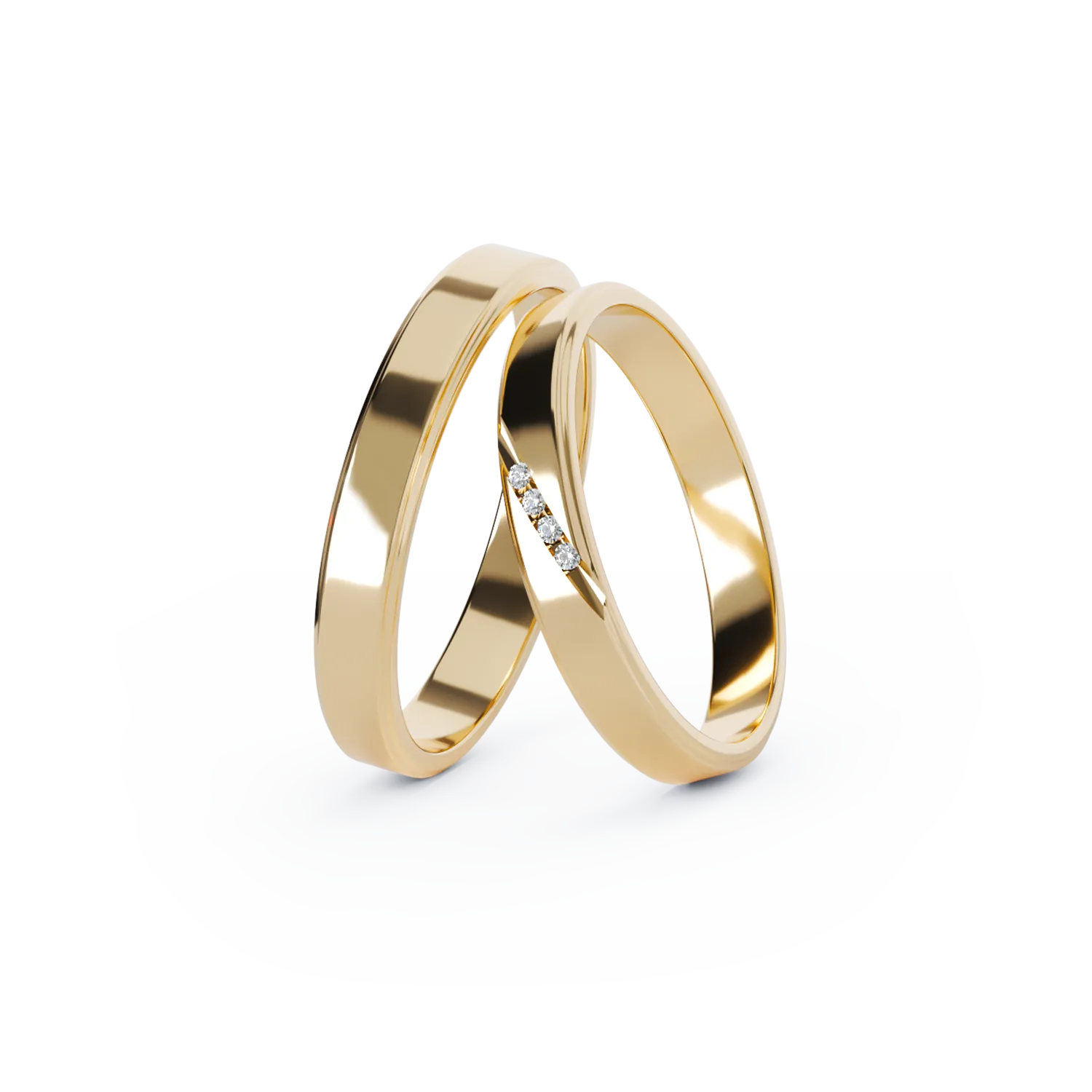 SOUL gold wedding ring