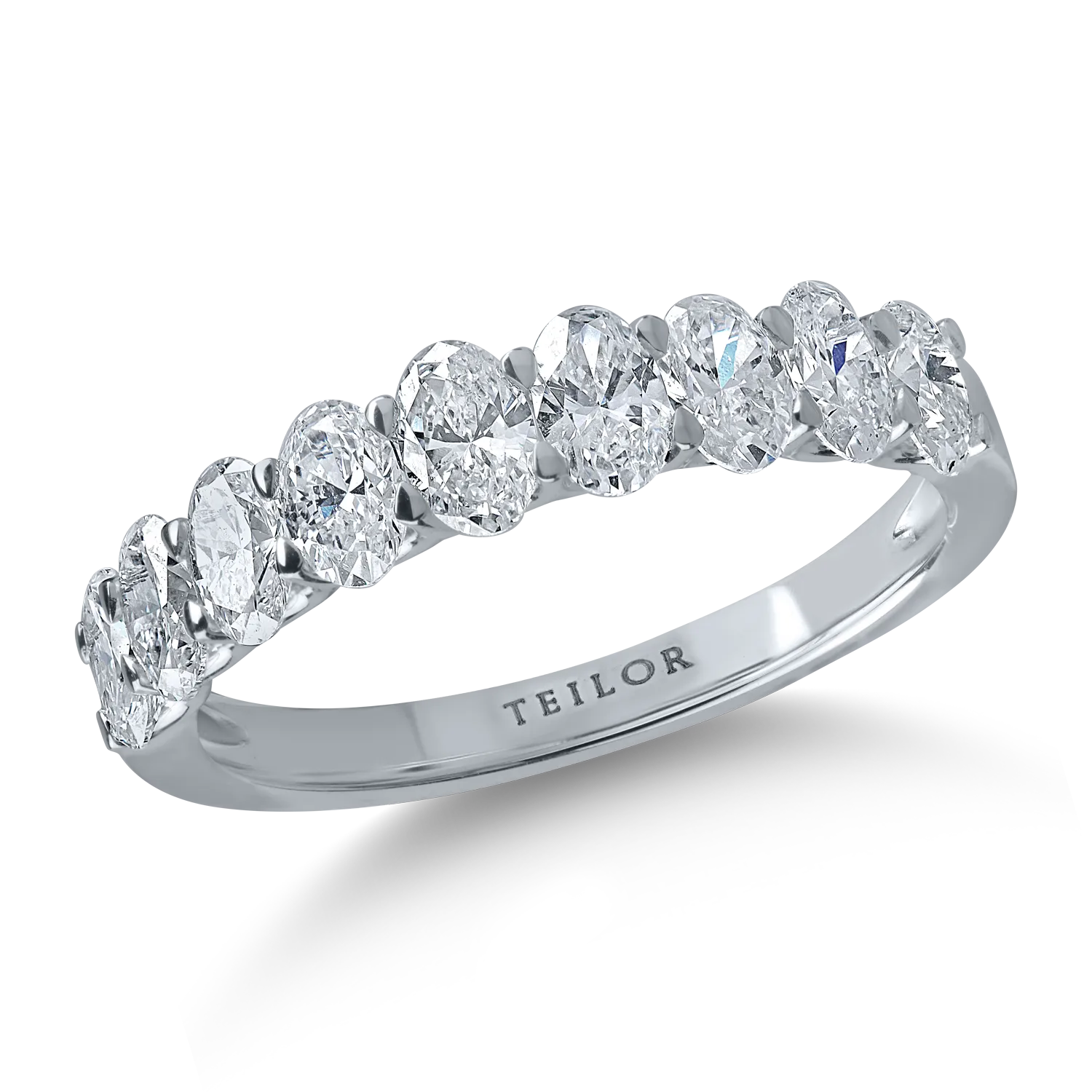 White gold ring with 1.2ct diamonds-172499