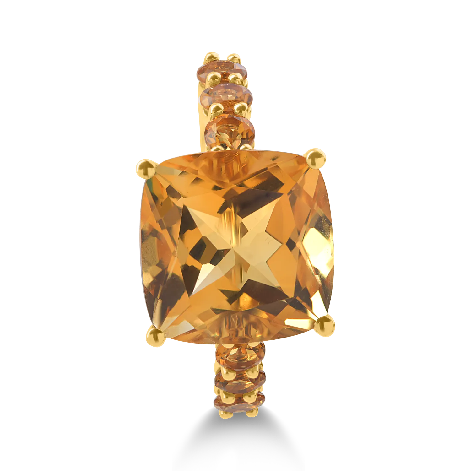 Inel din aur galben cu citrine de 6.3ct