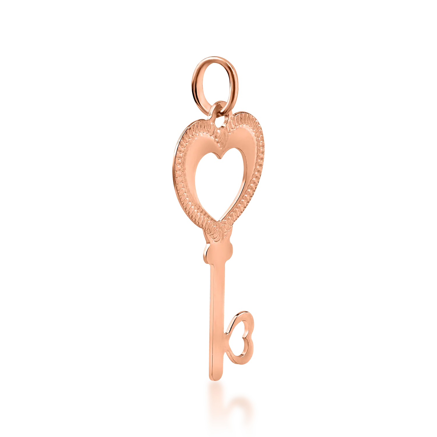 Висулка ключ от розово злато