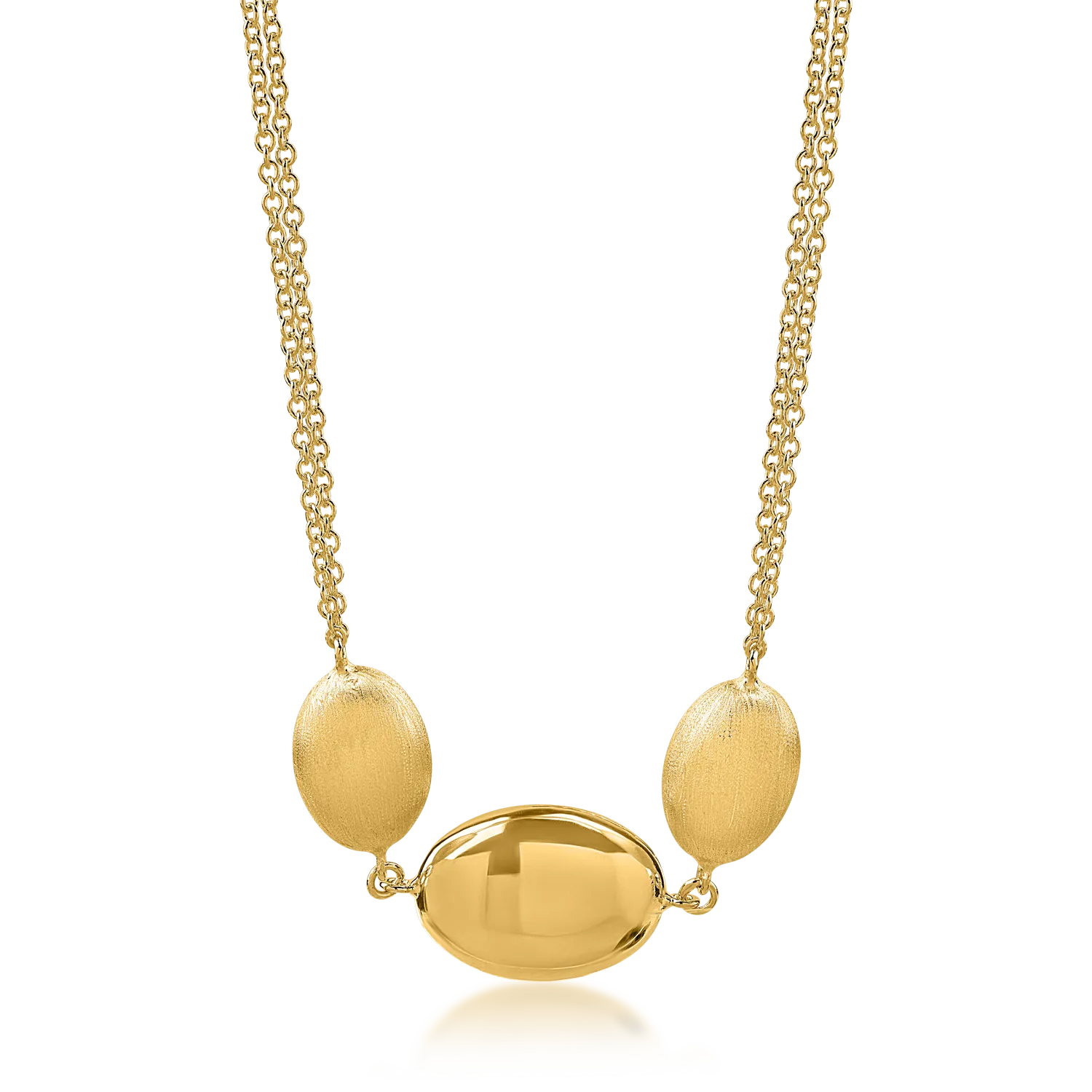 Yellow gold necklace