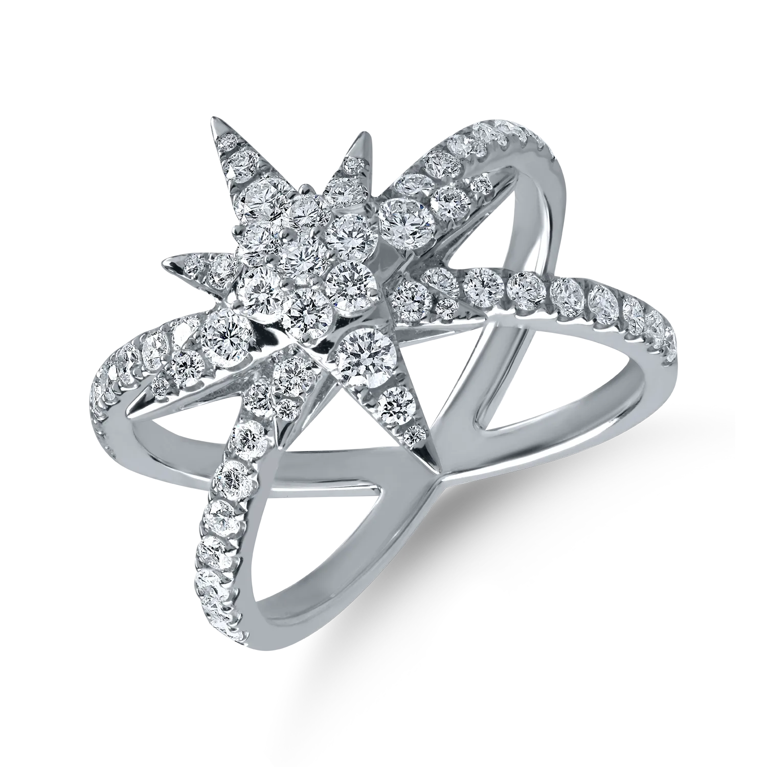 Inel din aur alb cu diamante de 1ct-174469