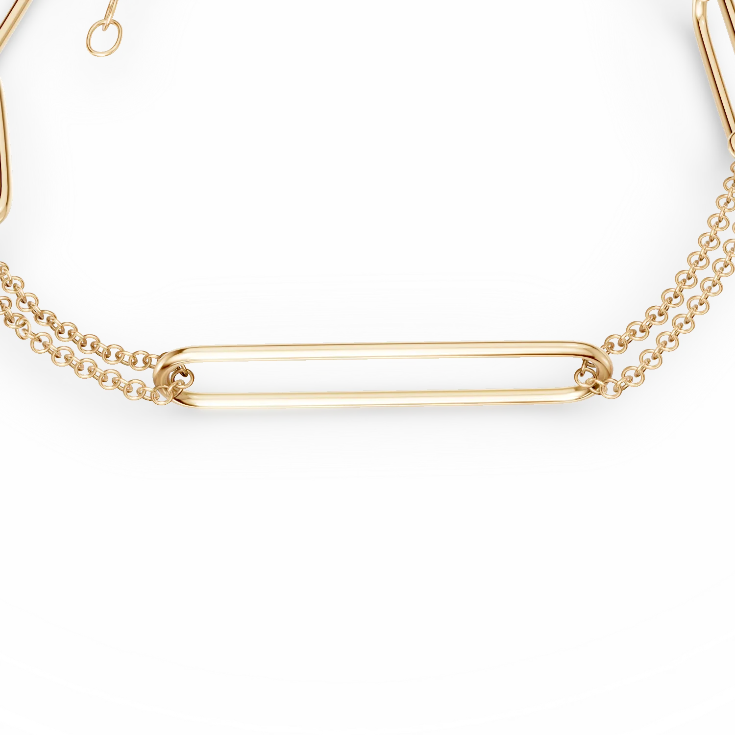 Bratara cu zale din aur galben