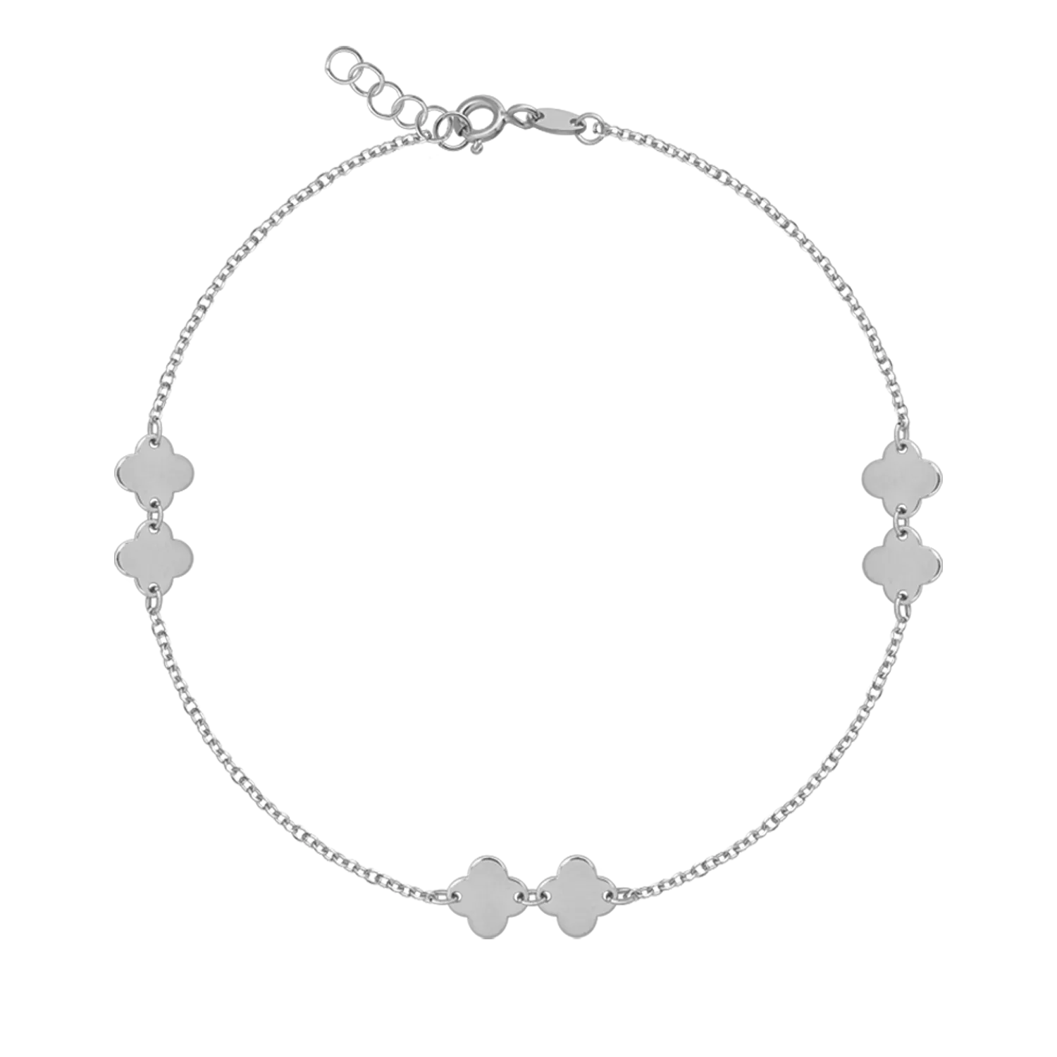 14K white gold bracelet