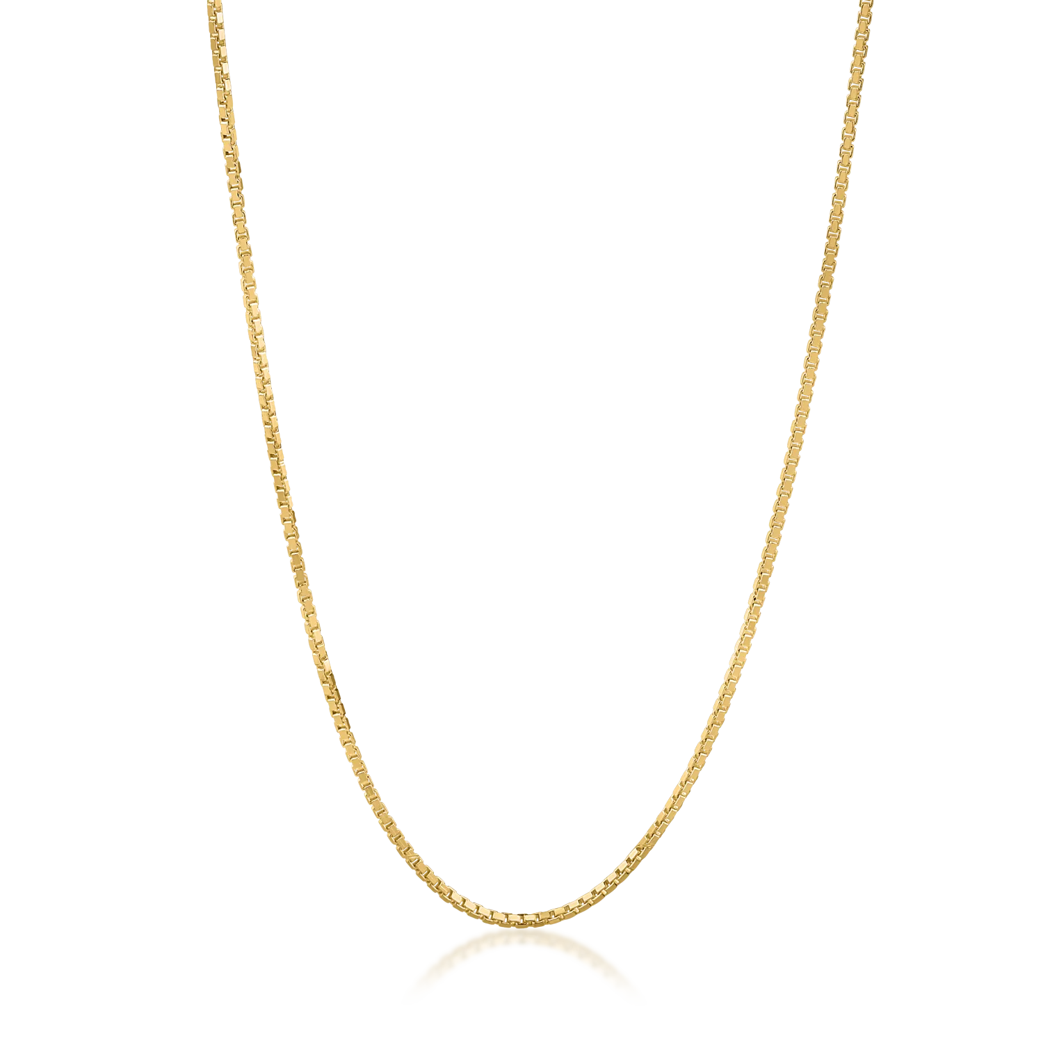 Yellow gold simple chain