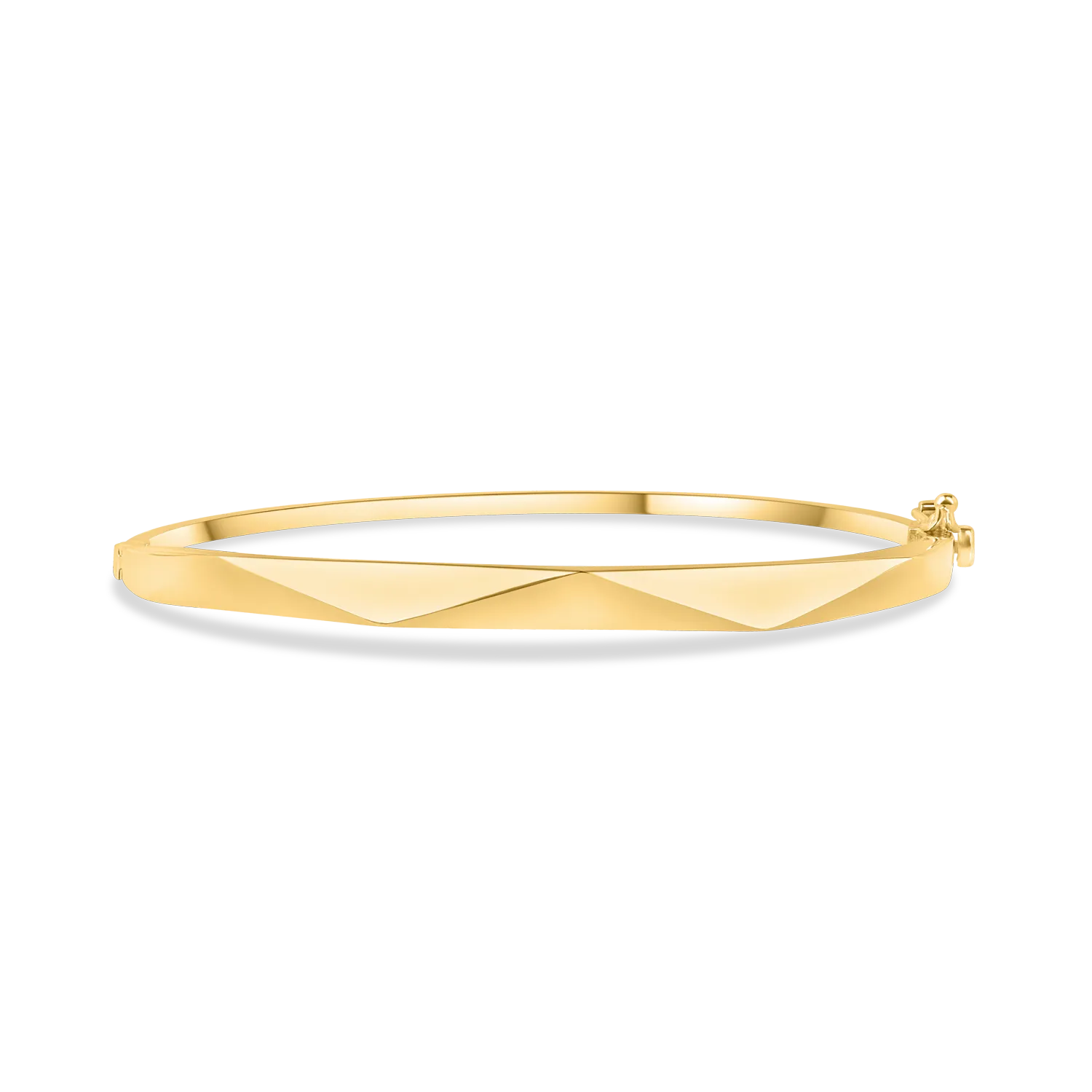 Yellow gold bangle