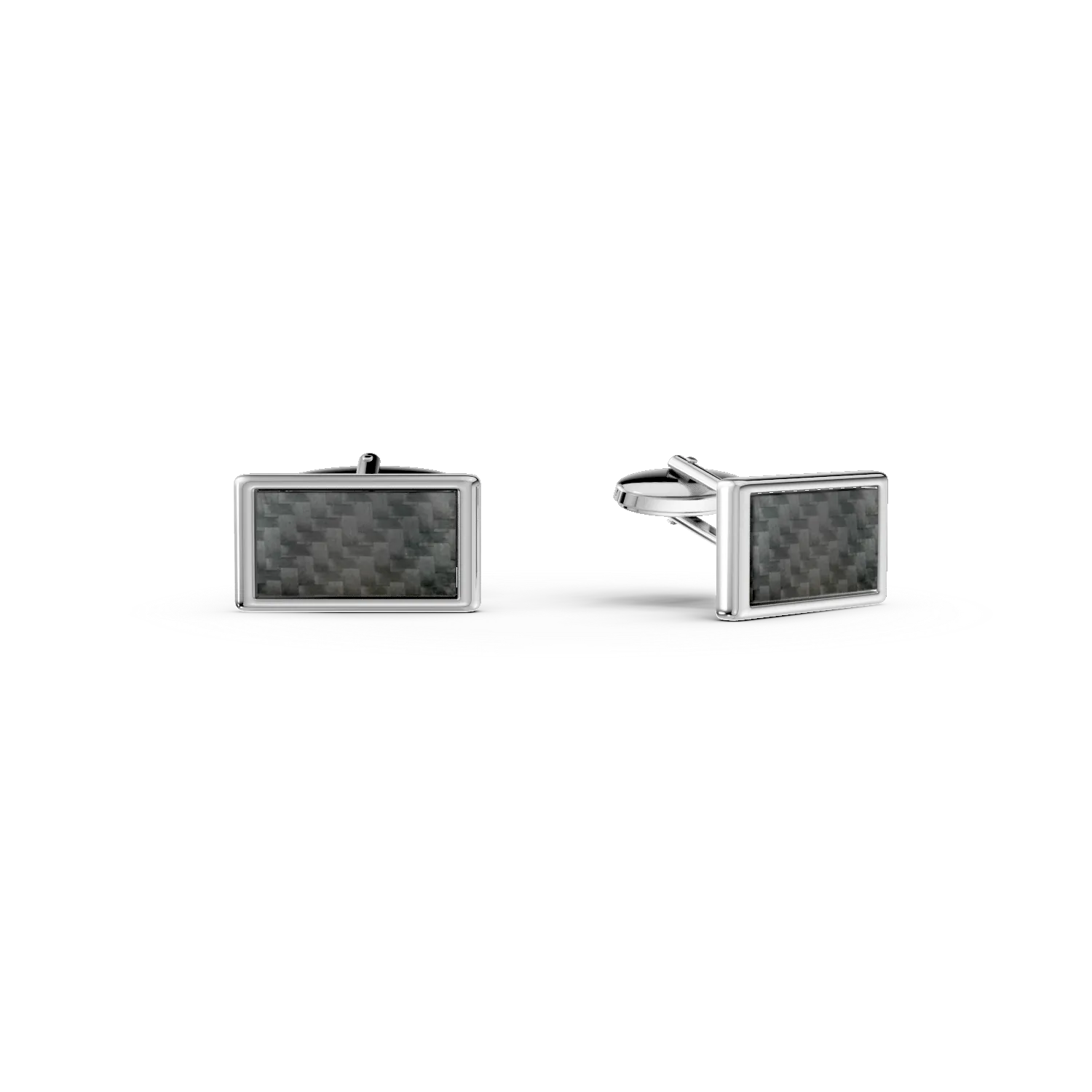 Silver cufflinks