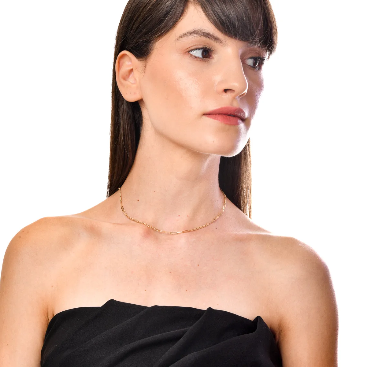 Lant cu zale din aur galben