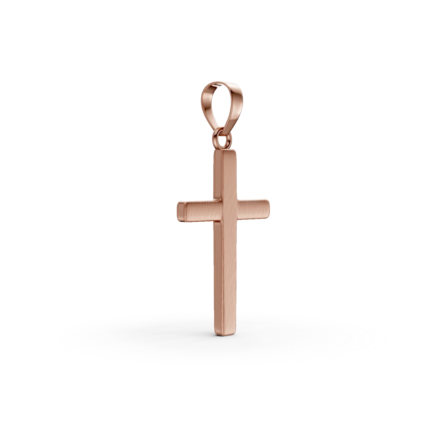 Rose gold cross pendant
