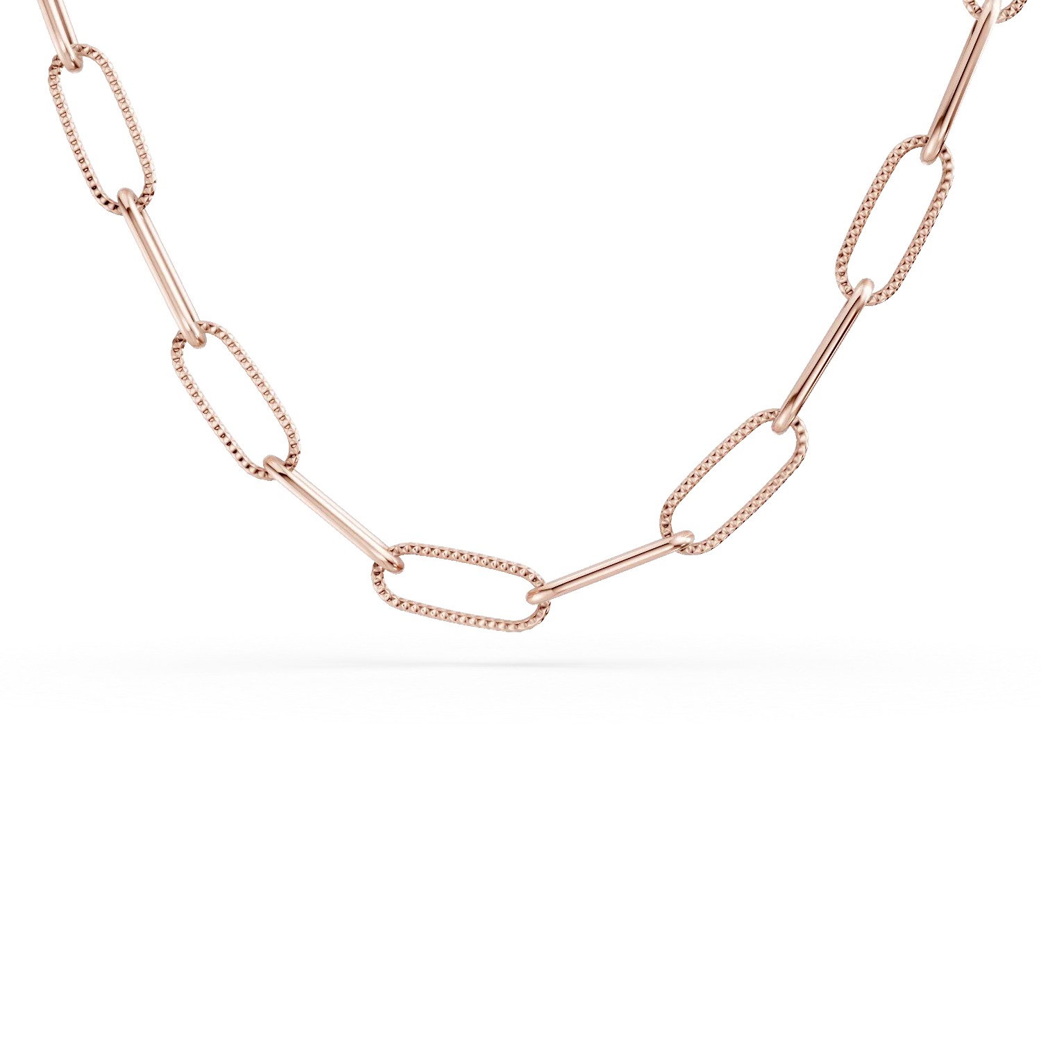 Lant cu zale din aur roz