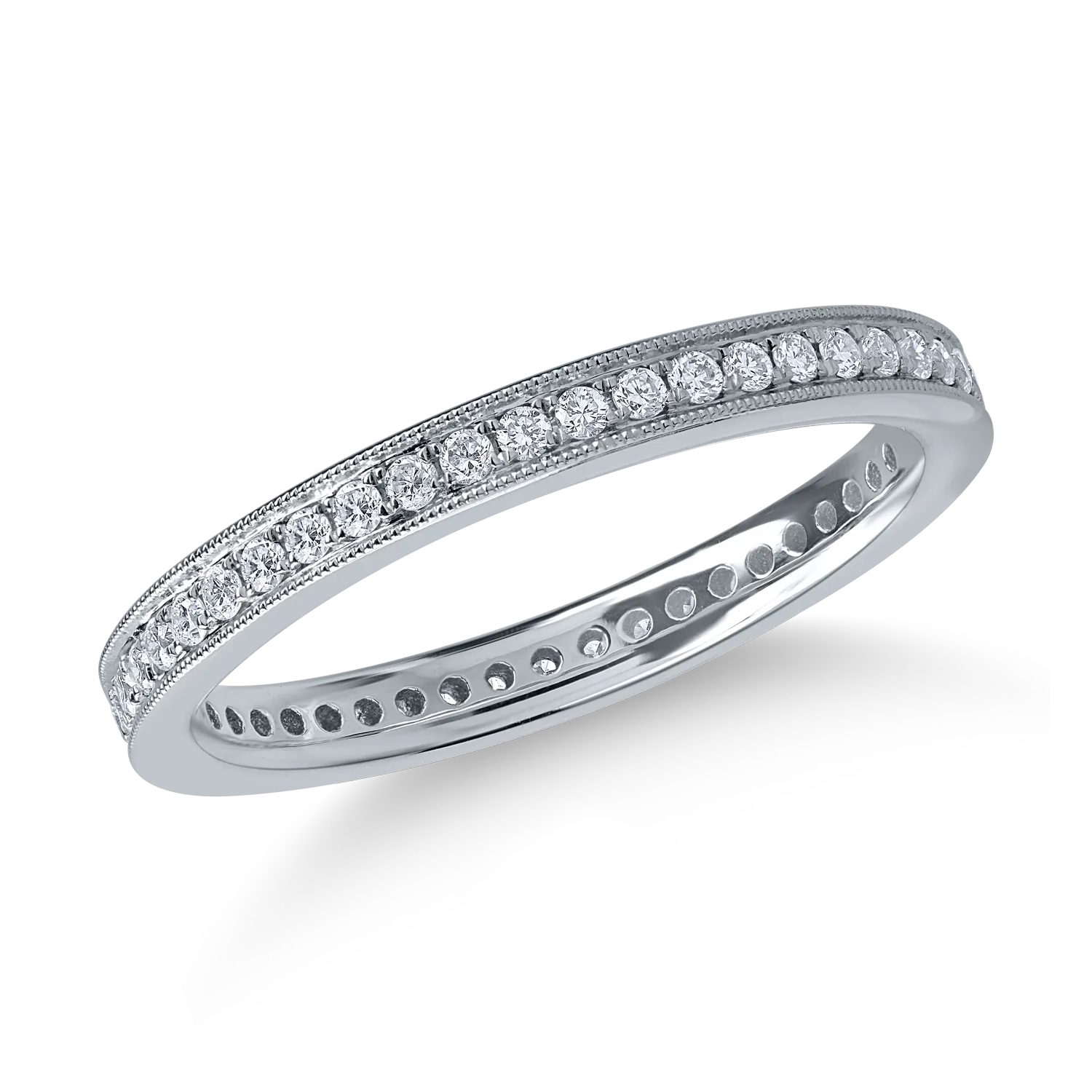 Teilor Inel eternity din aur alb cu diamante de 0.3ct