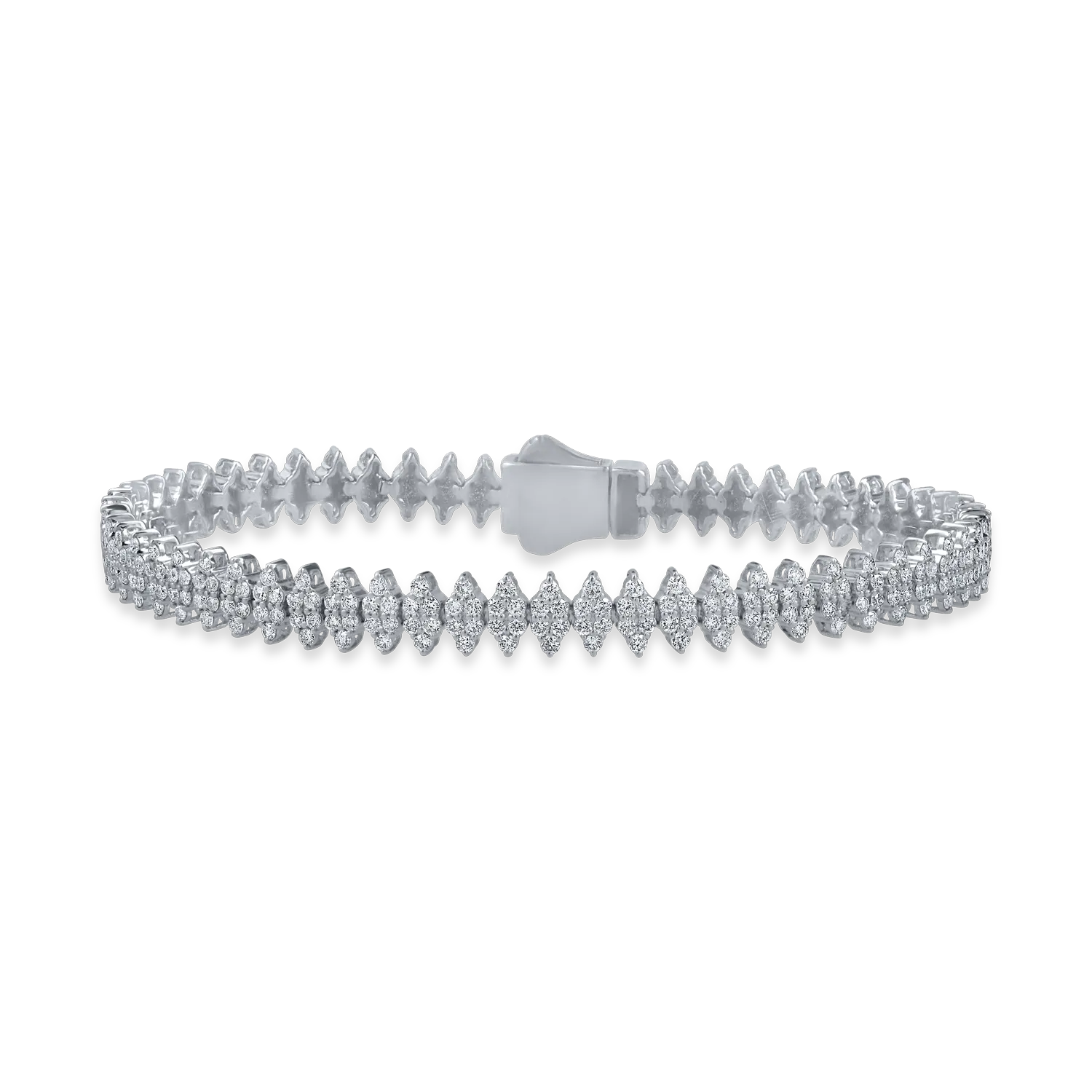 White gold bracelet with 3.3ct diamonds