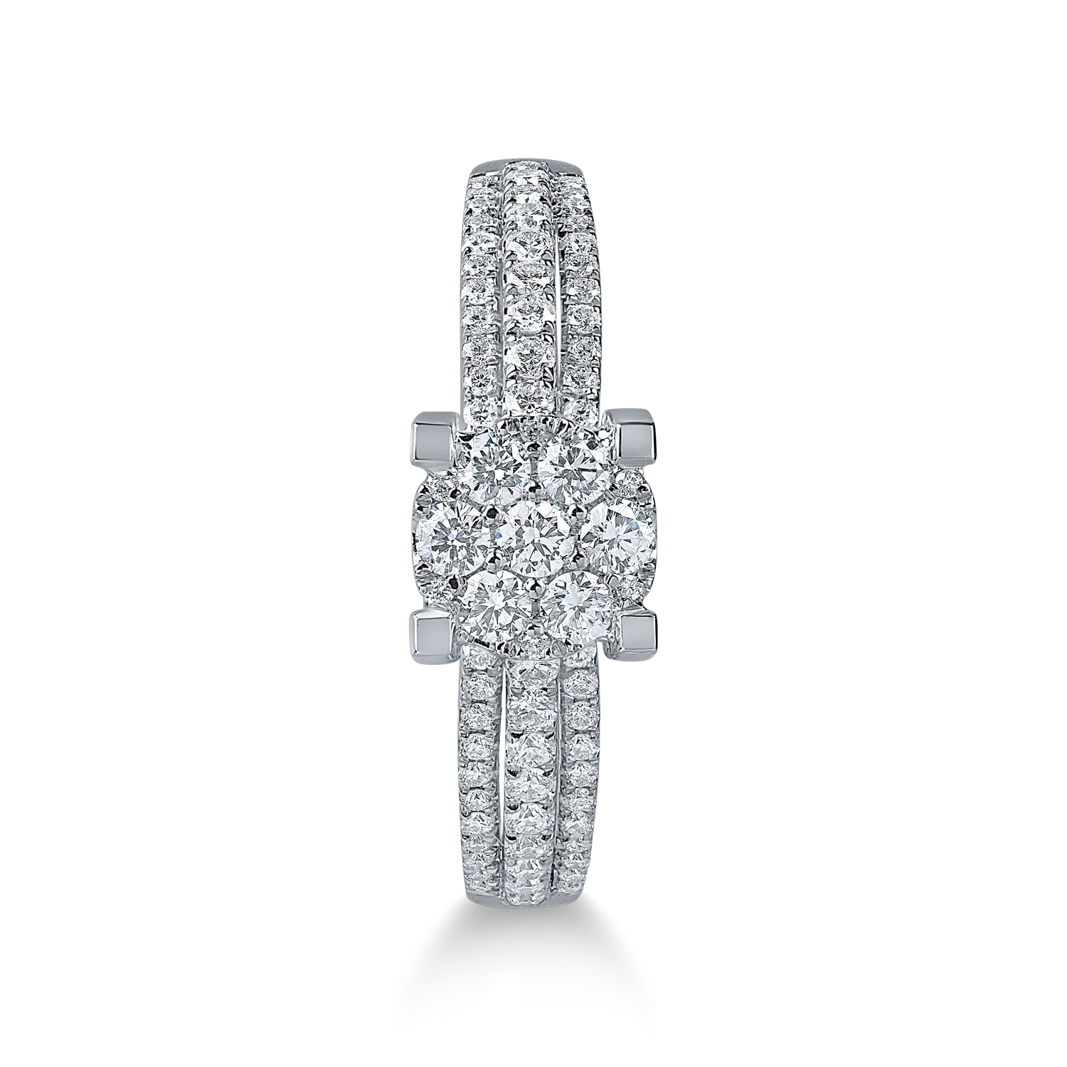 White gold ring with 0.4ct diamonds