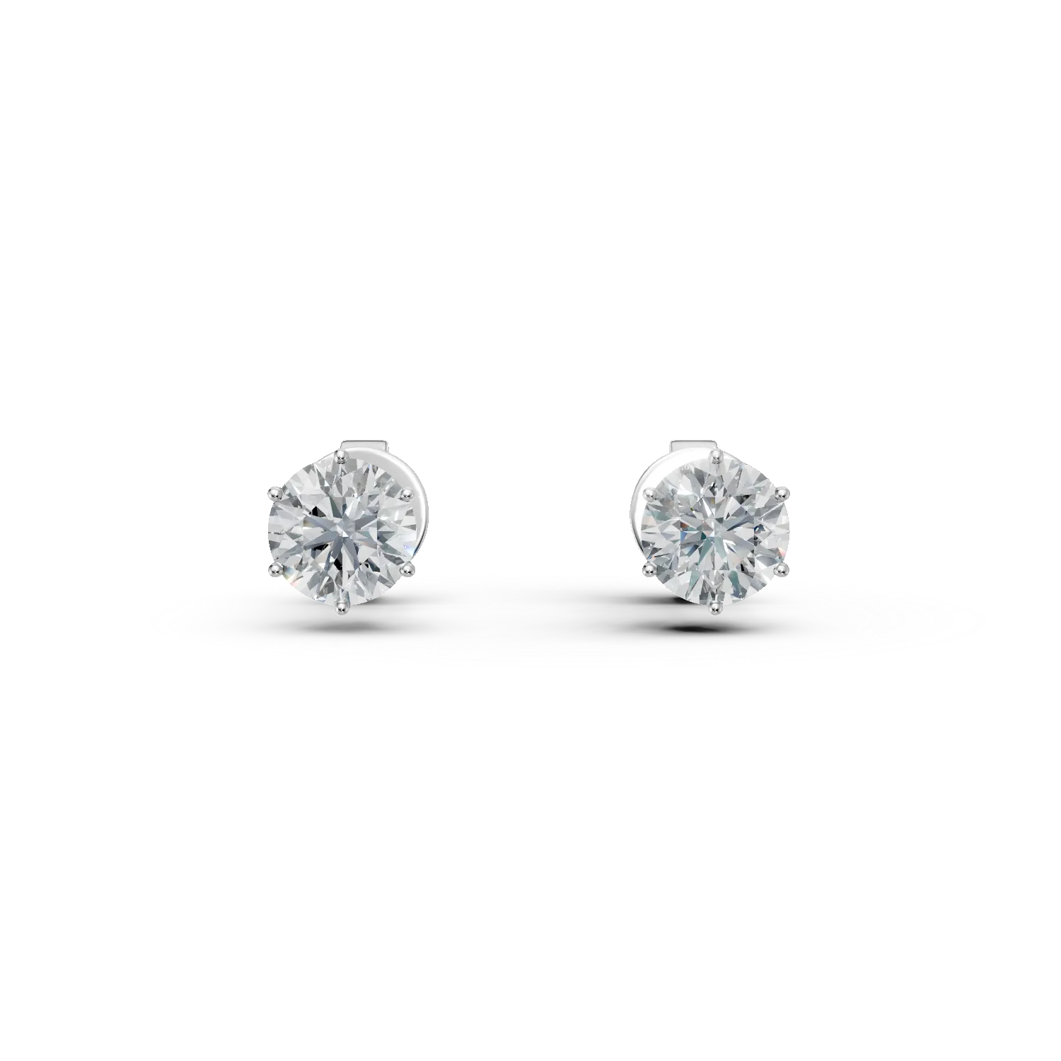 White gold earrings with 1.1ct diamonds