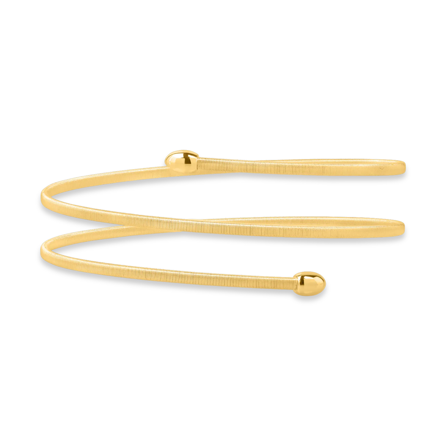 Yellow gold and titanium bracelet