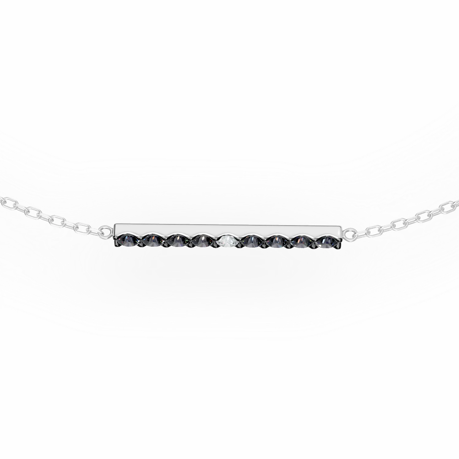 White gold bracelet with 0.2ct diamonds