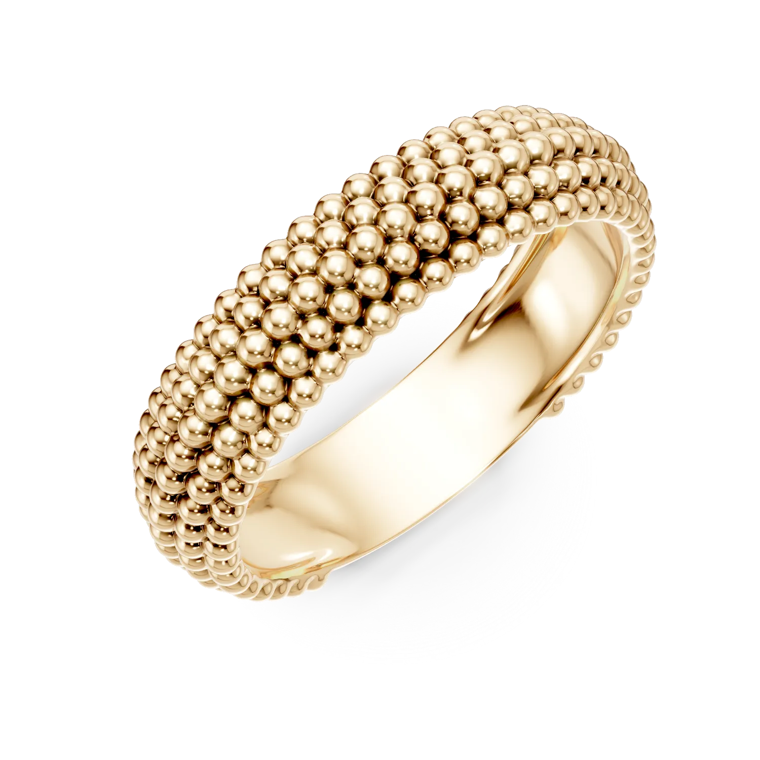 Yellow gold ring