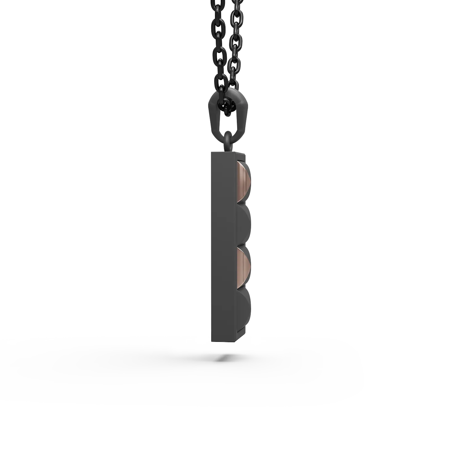 Golden Titanium pendant necklace