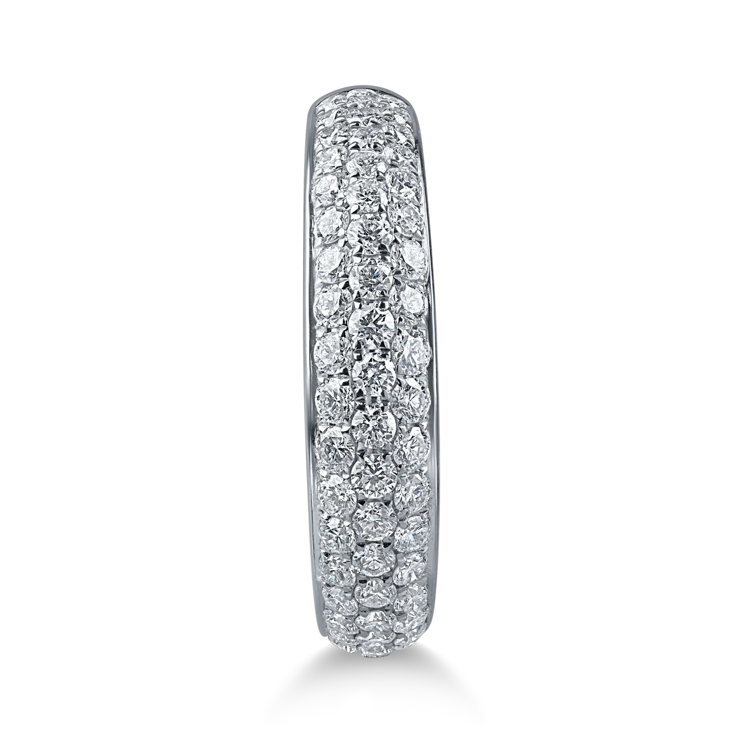 White gold half-eternity ring with 0.9ct diamonds