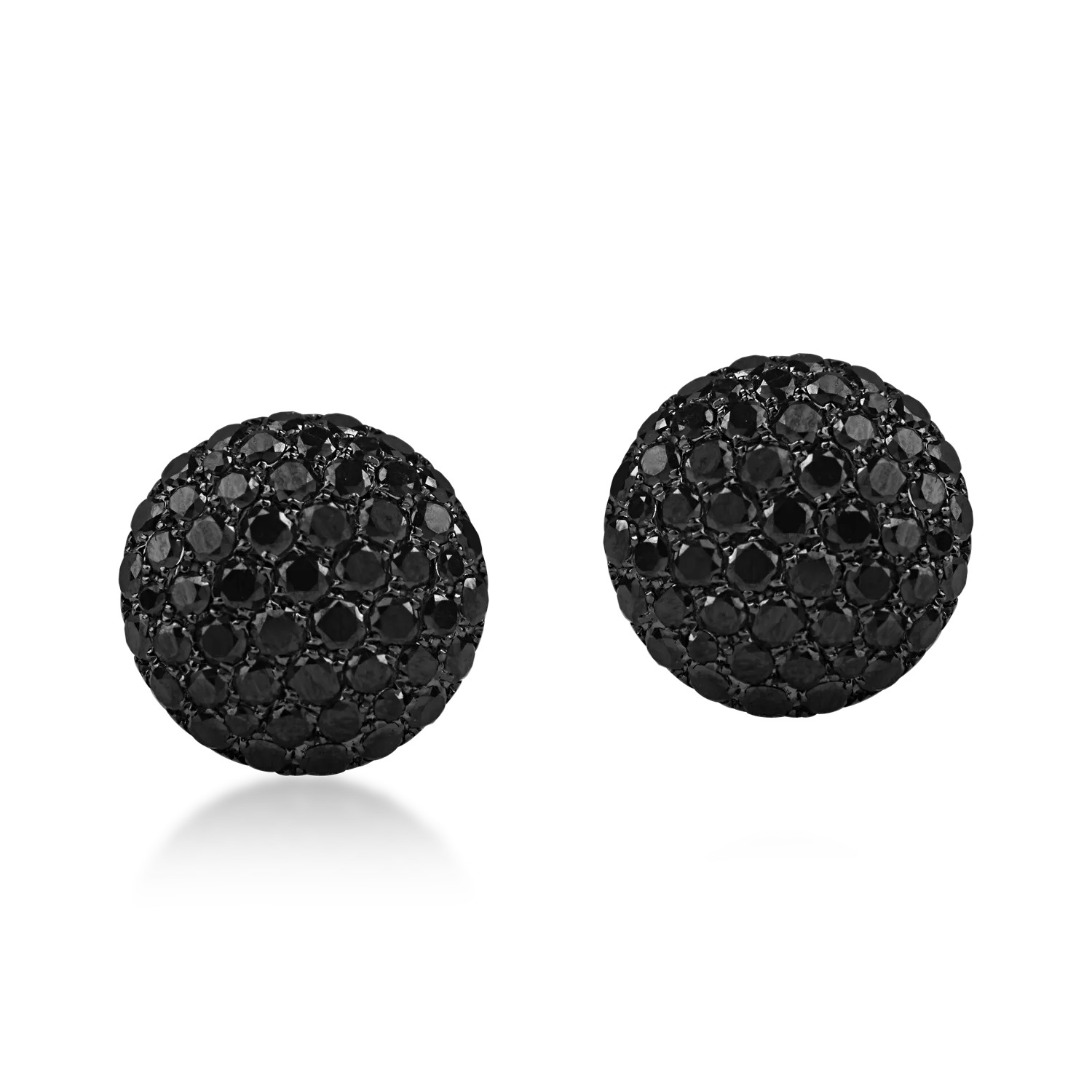 Cercei stud din aur alb-roz cu diamante de 2.7ct