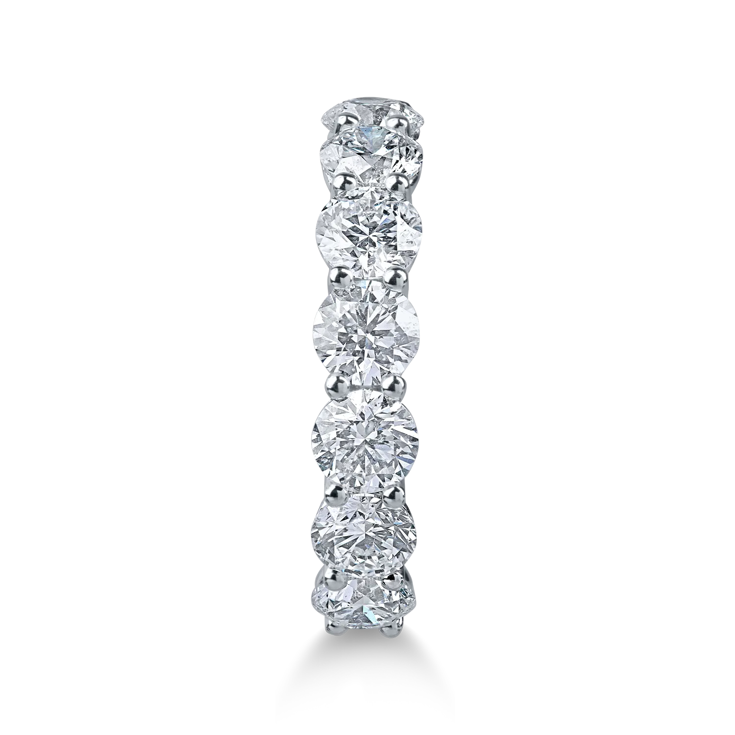 White gold half-eternity ring with 2.1ct diamonds