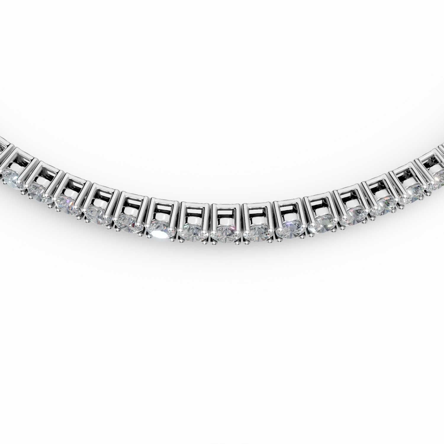 White gold tennis bracelet with 2ct diamonds