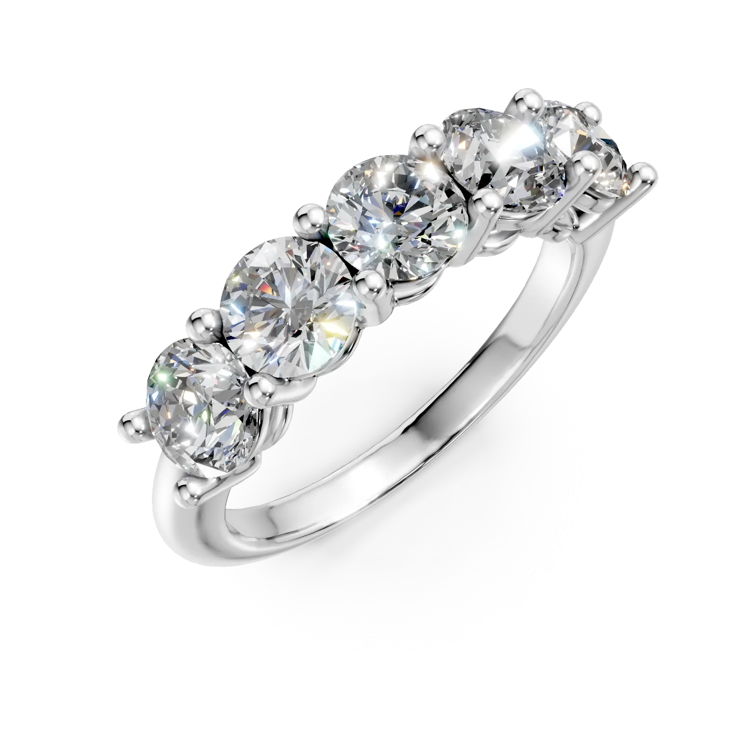 White gold half eternity ring with 2ct lab grown diamonds-192085