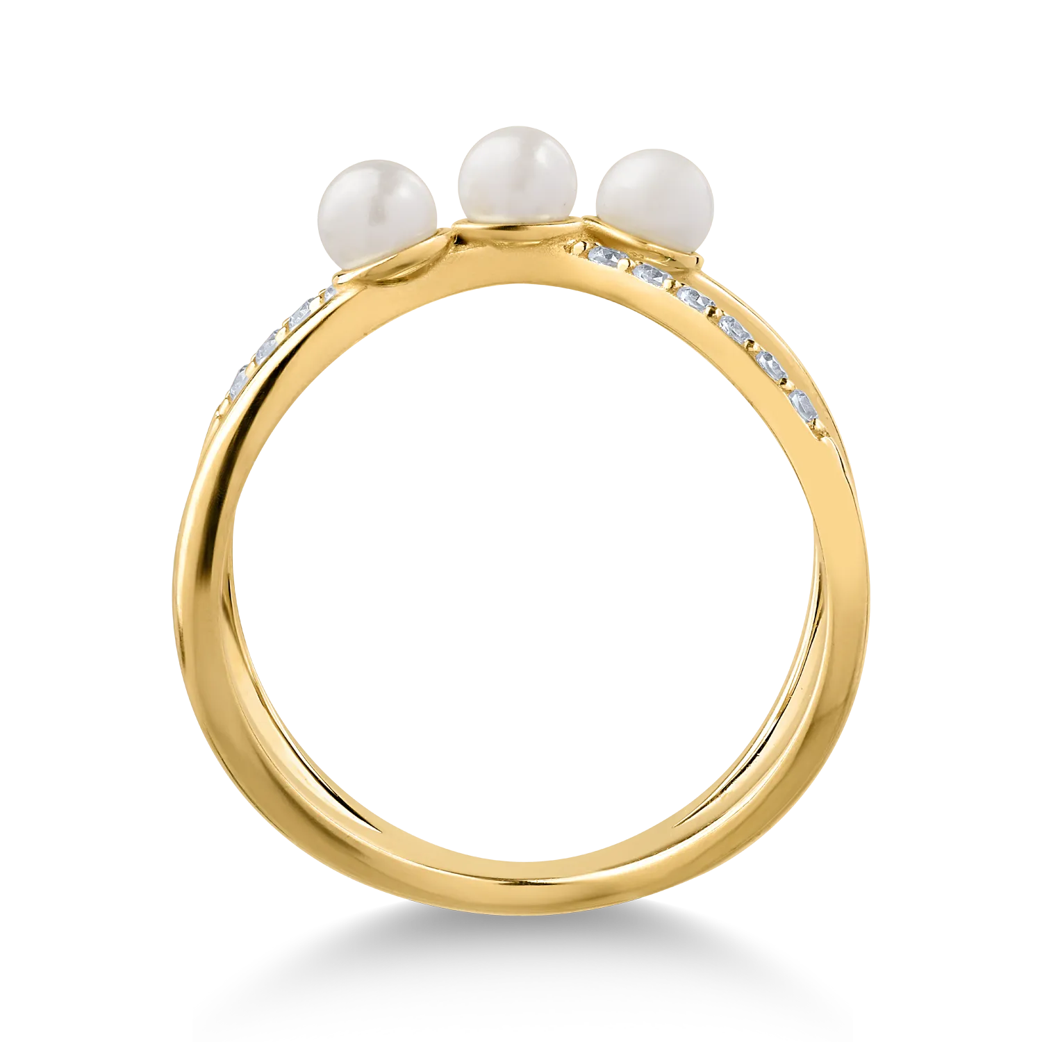 Пръстен от 14K жълто злато