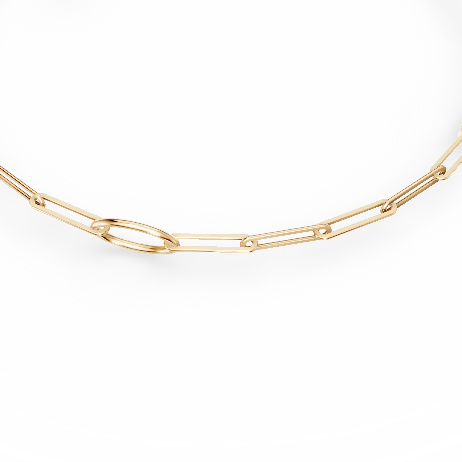 Yellow gold geometric bracelet