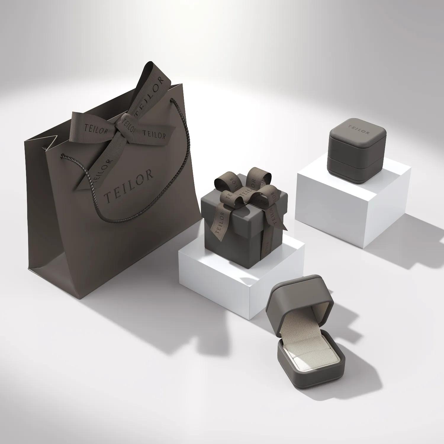 Pierścionek zaręczynowy z białego złota Lotus z 1.59ct diamentem wyhodowanym w laboratorium