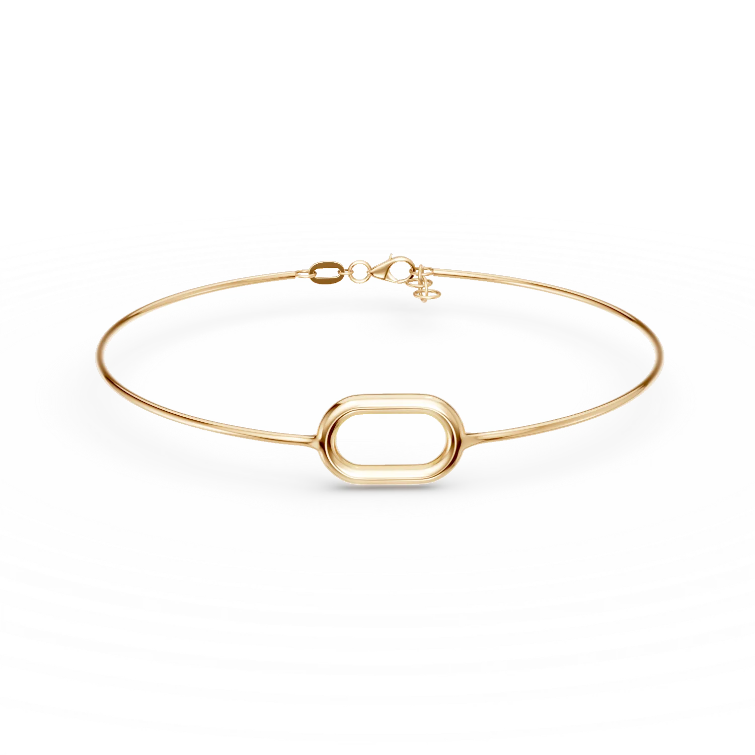 Bratara fixa din aur galben