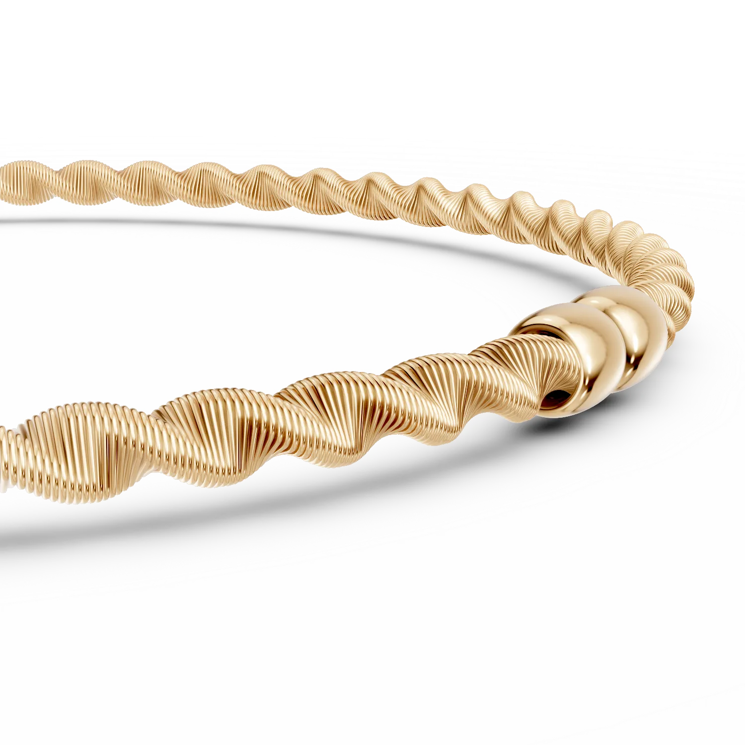 Bratara fixa din aur galben