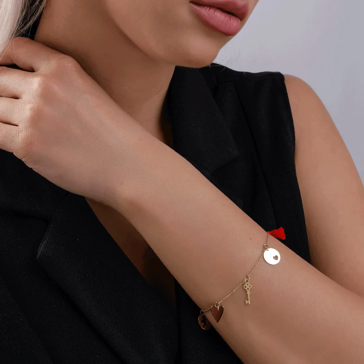 Bransoletka z 14K żółtego złota