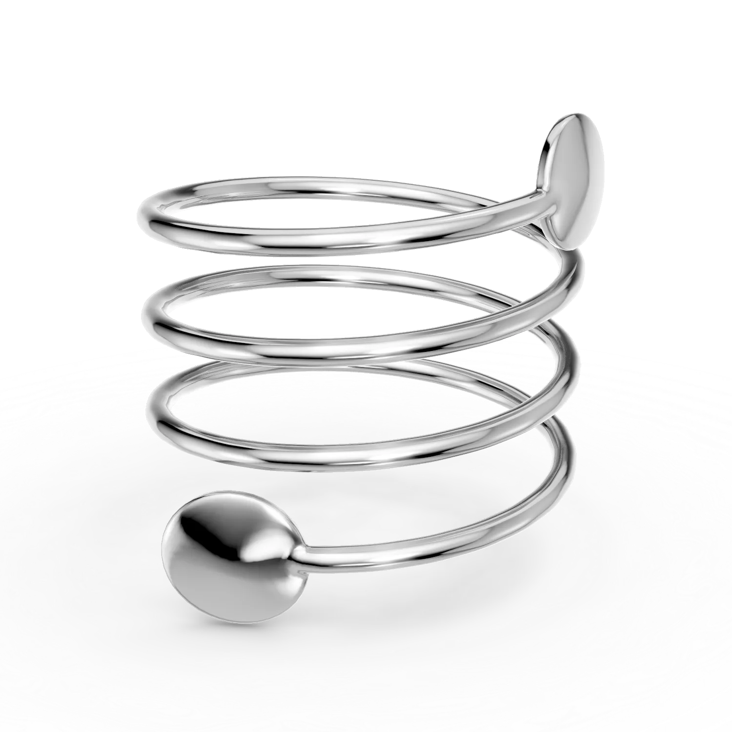 Geometryczny pierścionek z białego złota-197590