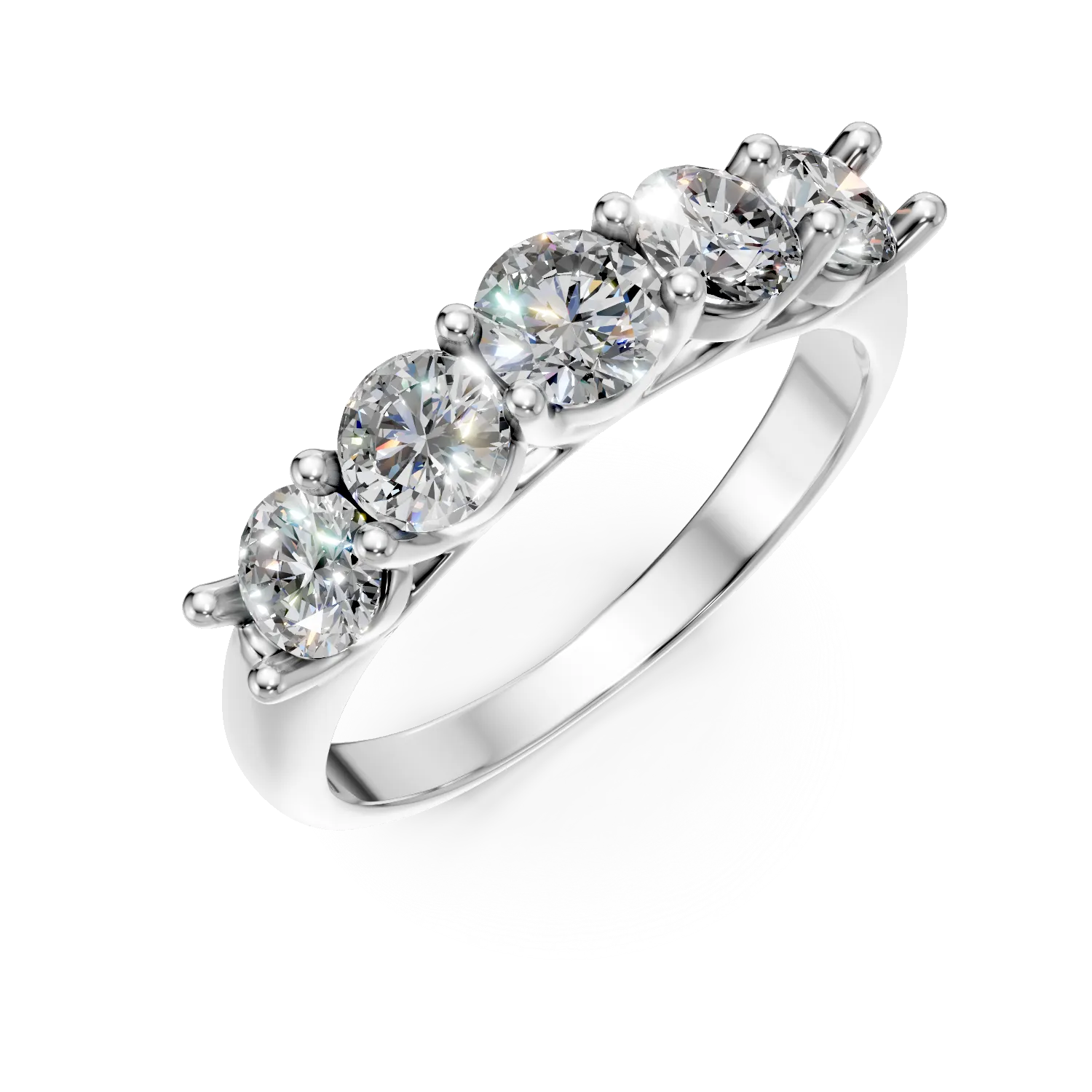 White gold ring with diamonds 1.58ct-201515