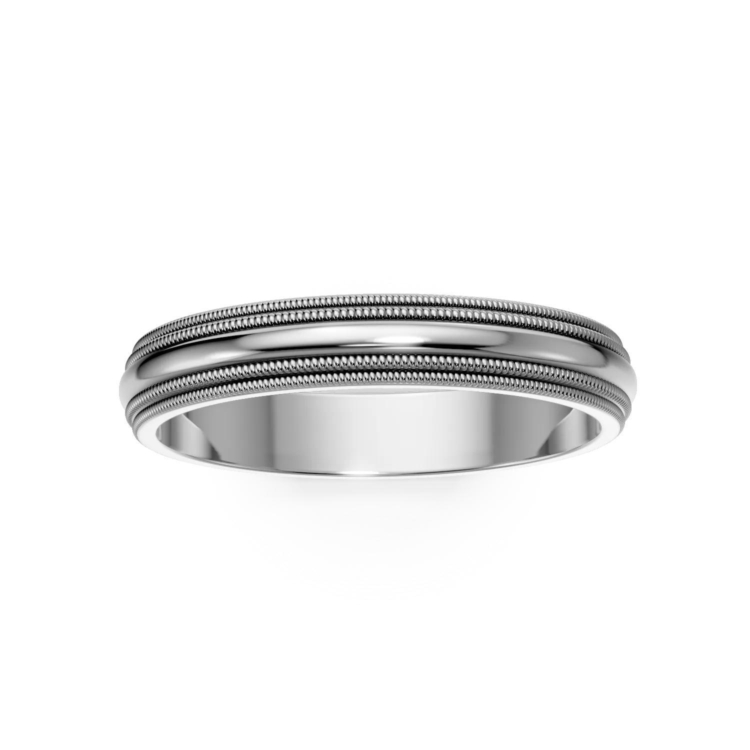 DOUBLE MILLGRAIN LIGHT 4mm златна халка за него