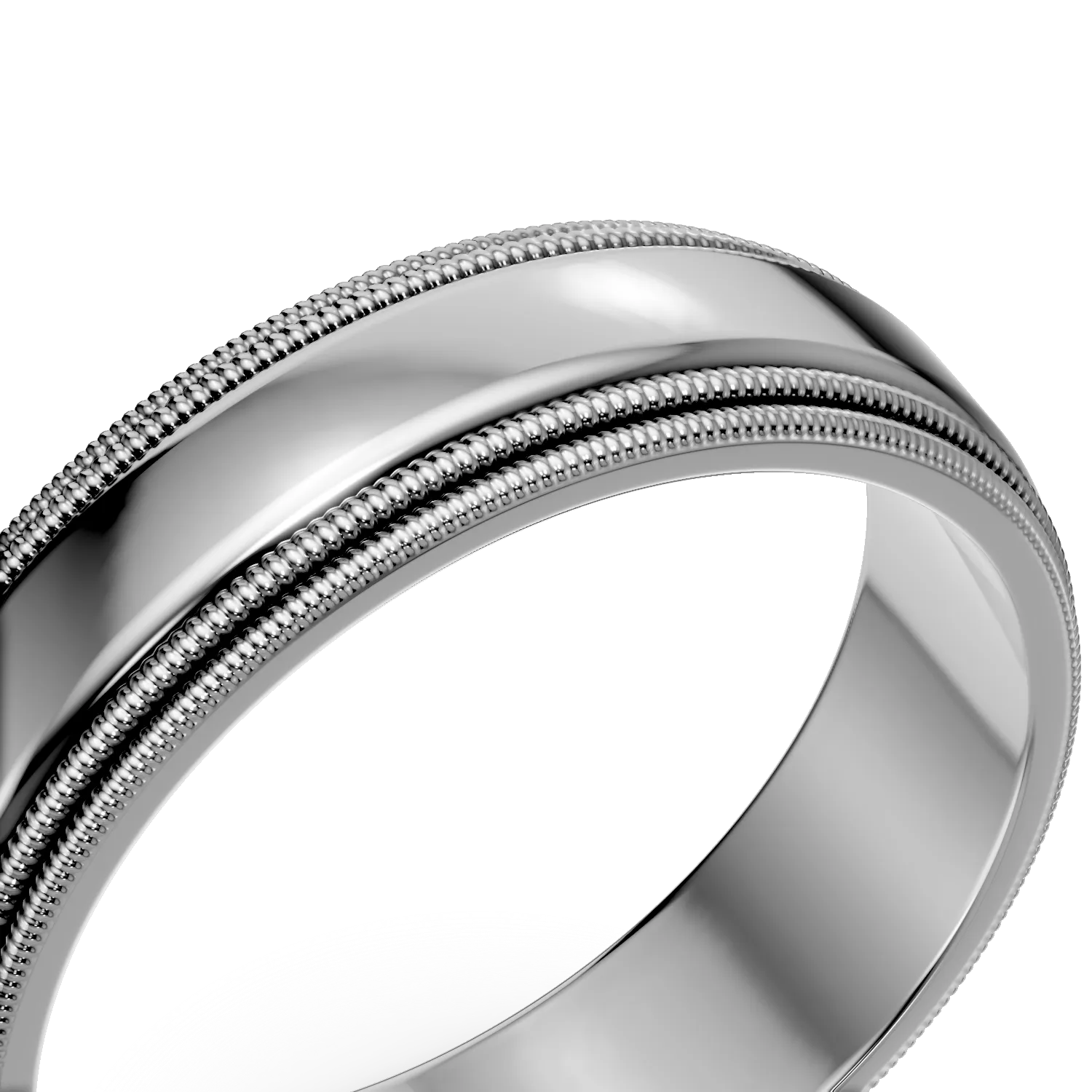 DOUBLE MILLGRAIN 6mm златна халка за него