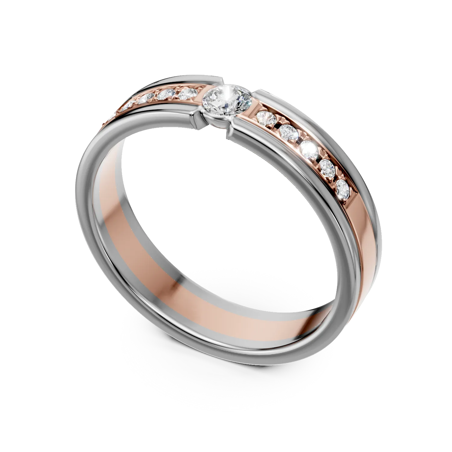 COVET arany karikagyuru neki lab created diamonds elemekkel