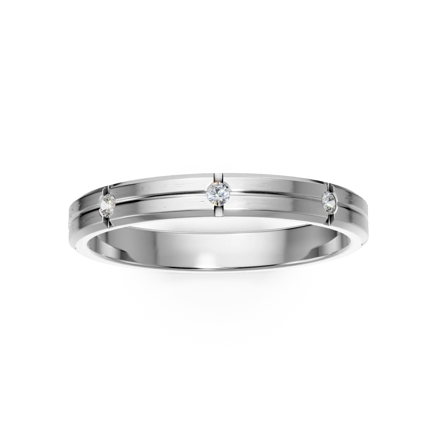 COSIMA zlota obraczka dla niej z lab created diamonds