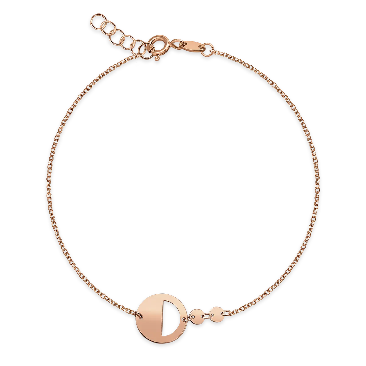 14K rose gold bracelet