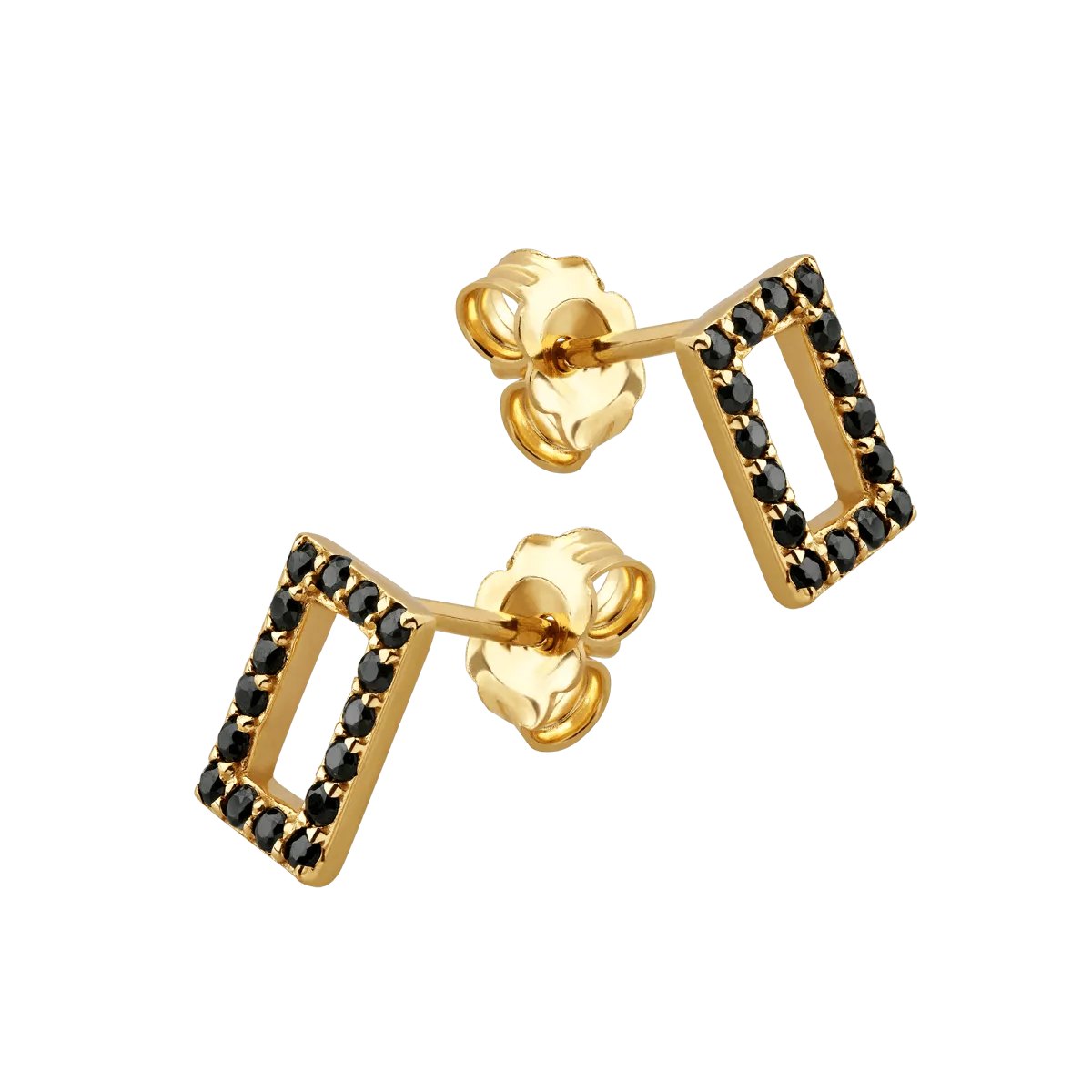 14K yellow gold earrings