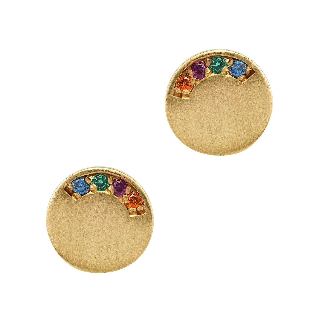14K yellow gold earrings