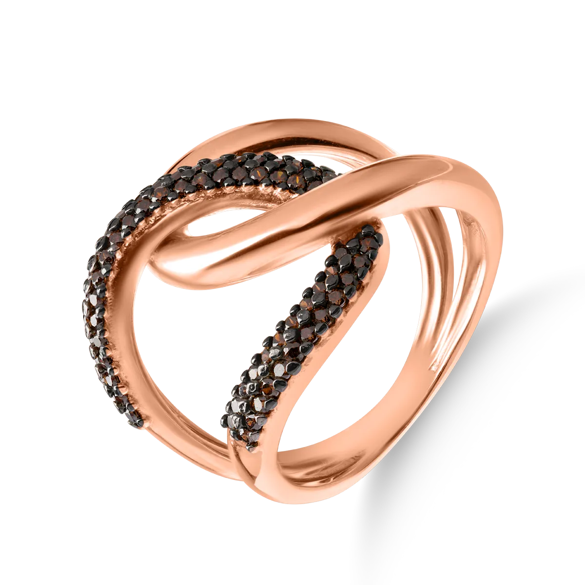 14K rose gold ring