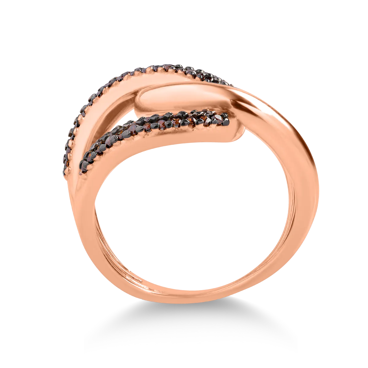 14K rose gold ring