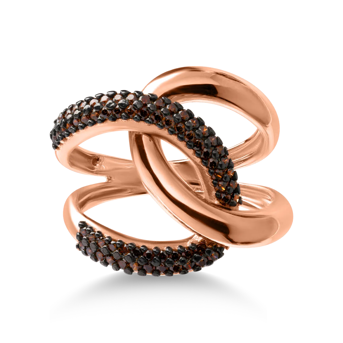 14K rose gold ring